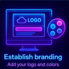 Add your logo and colors to eCloudCard